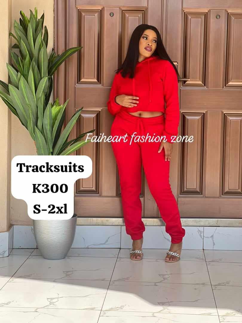 Women's Red Tracksuit S-2xl