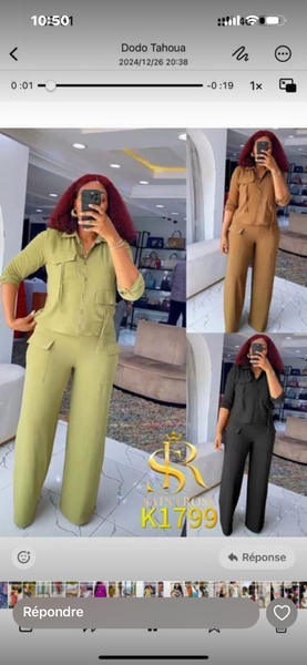 Combinaison élégante femme