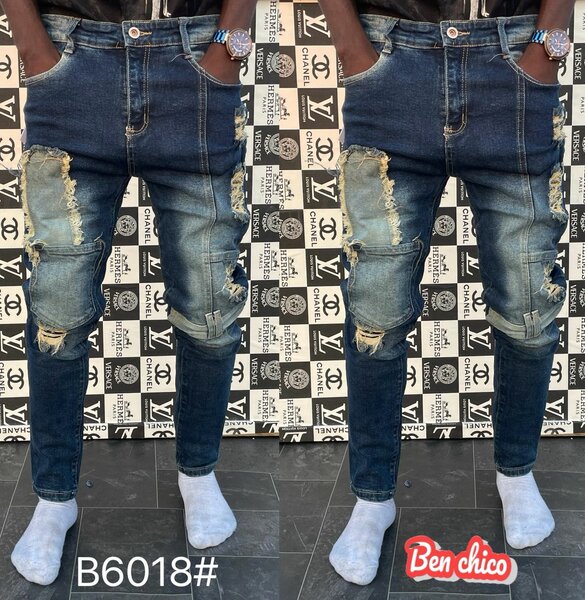 Jeans homme déchirés tendance