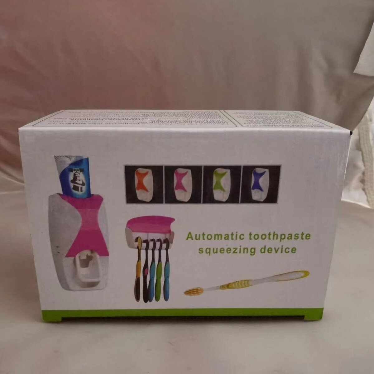 Toothpaste and brush dispenser