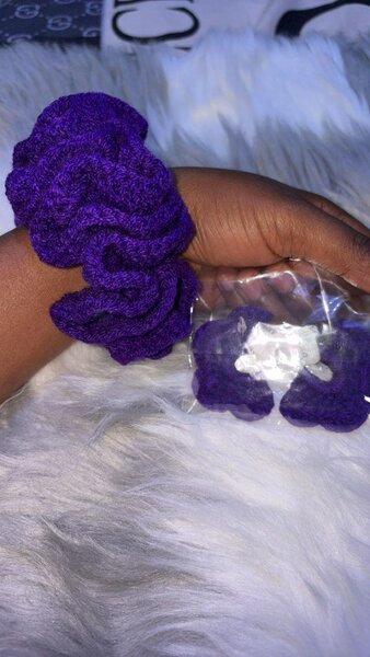 Chouchous en crochet colorés