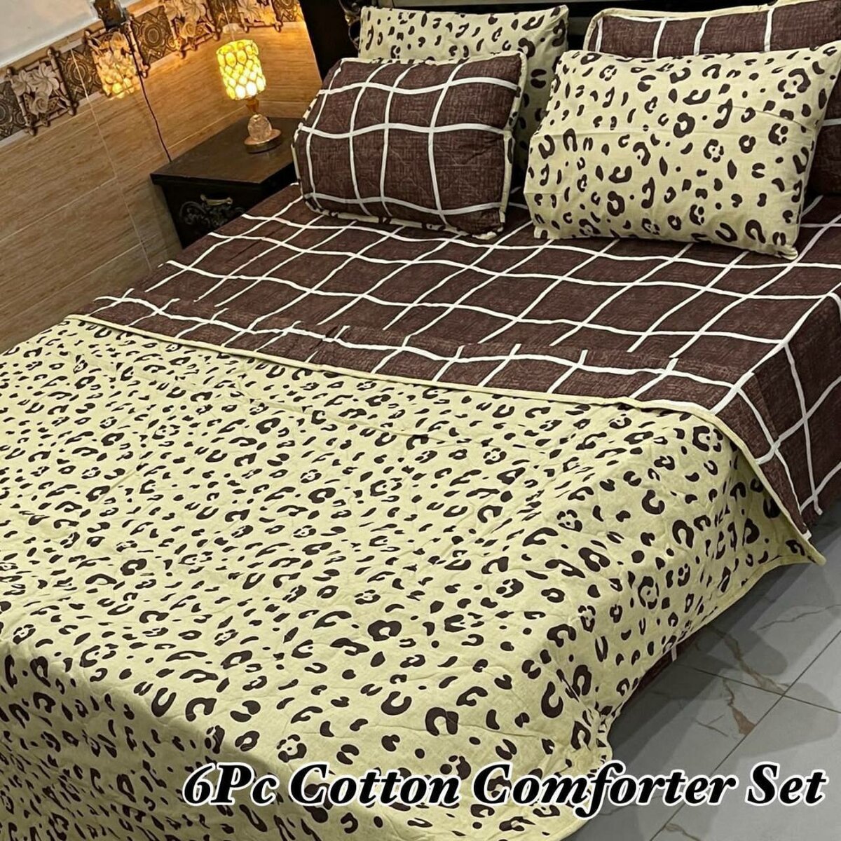 6PC CRYSTAL COMFORTER SET