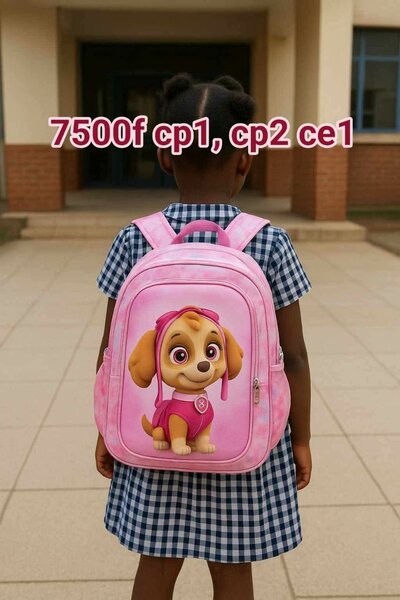 Cartable rose pour enfants