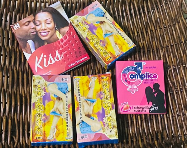 6 préservatifs + 3 lubrifiants