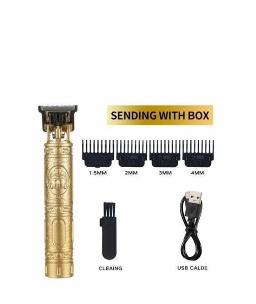 Tondeuse sans fil dorée