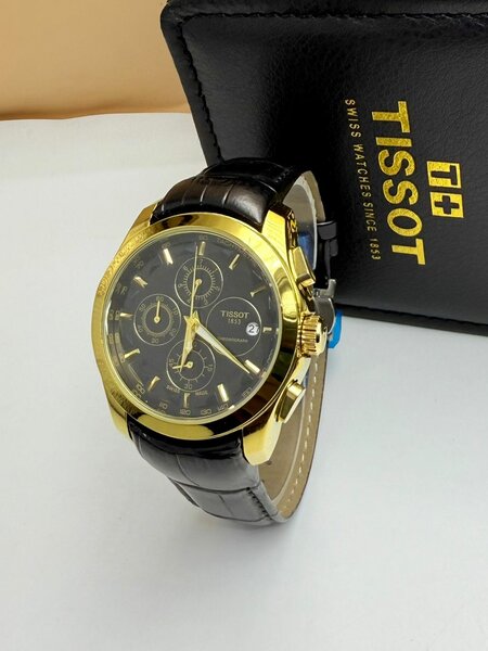 Montre élégante en cuir pour homme