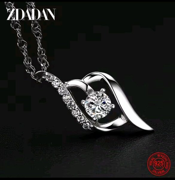 Collier en argent sterling ZDADAN