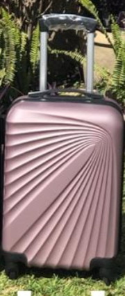 Travel small light lilac colored bag