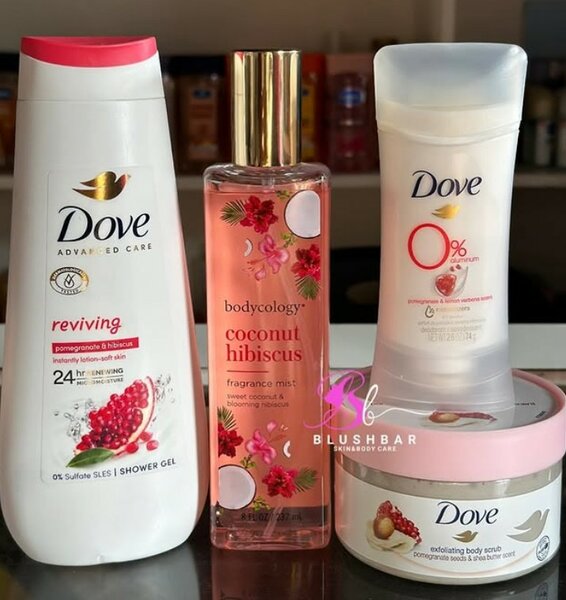 Dove Pomegranate & Hibiscus 🌺 Combo