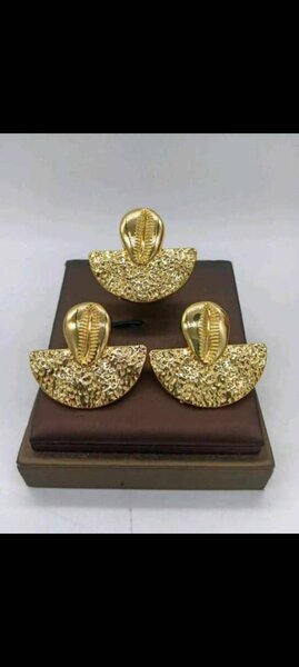 Ensemble boucle et bague