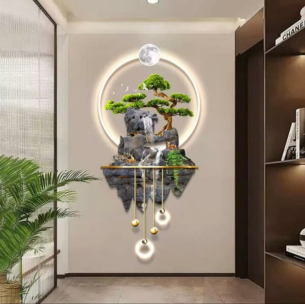 Décoration Murale LED Cascade