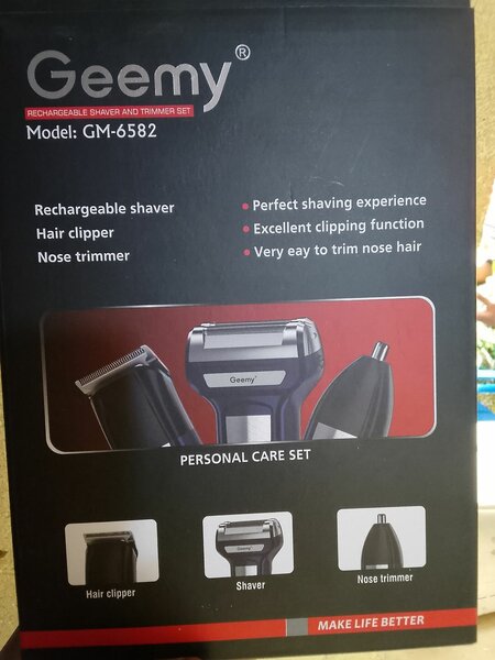 Tondeuse et Rasoir 3-en-1 Rechargeable