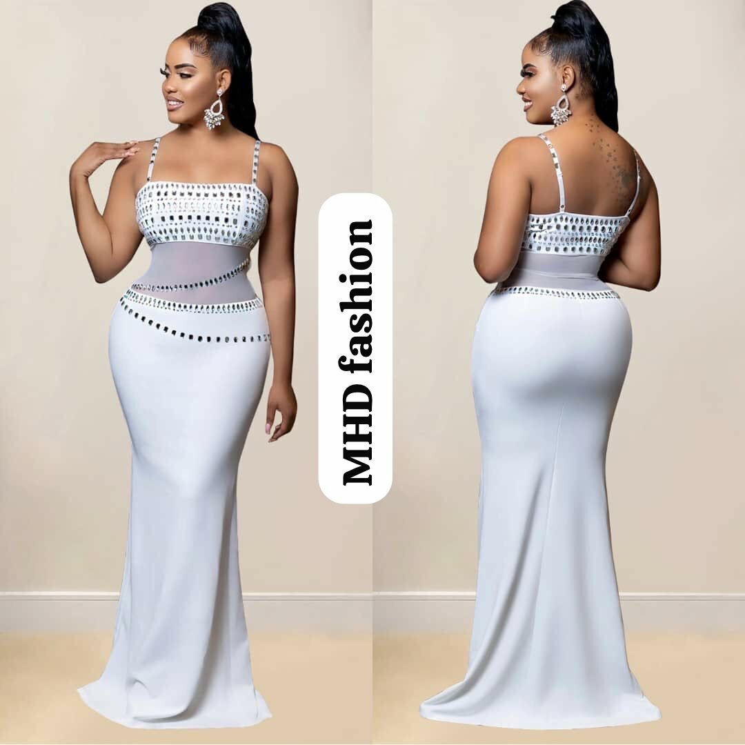 Robe longue glamour soirée