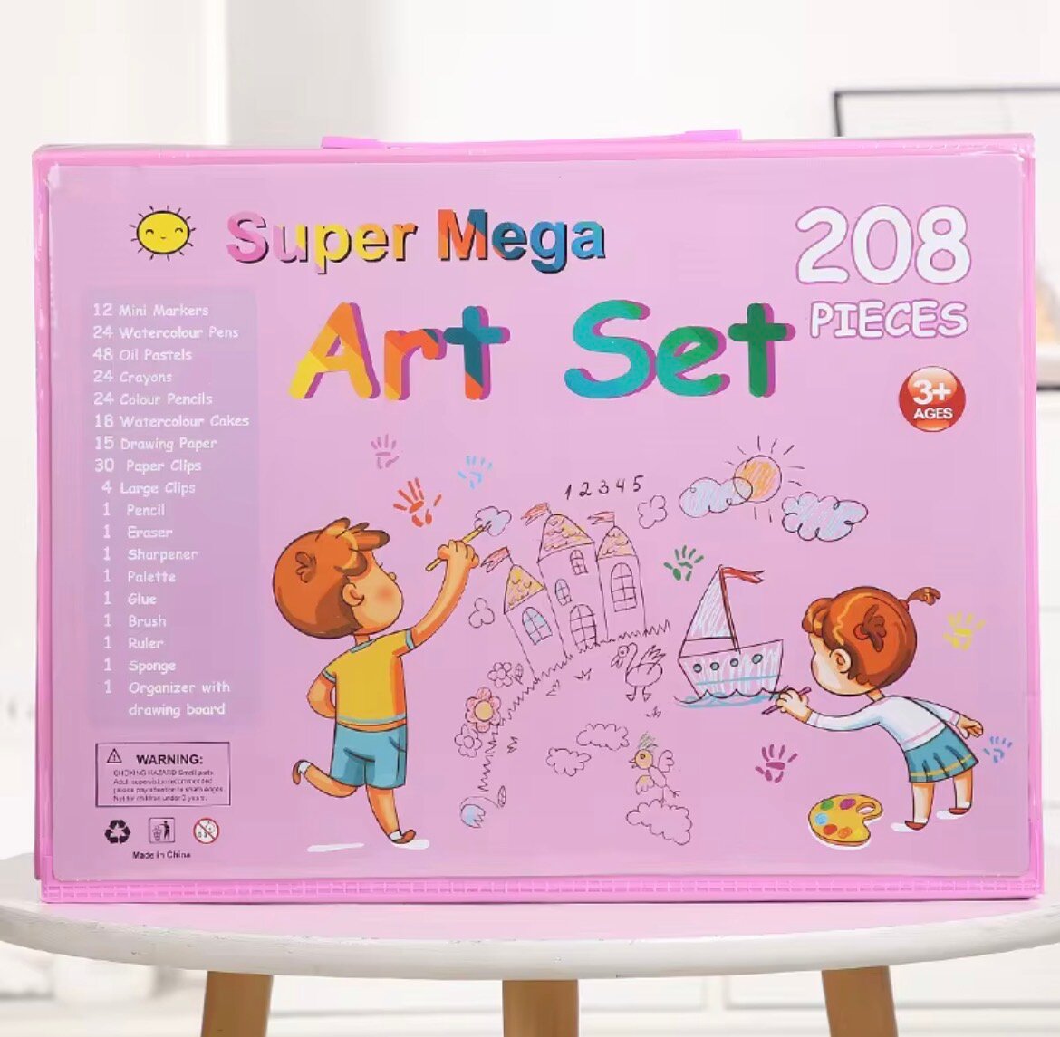 Super Mega Kit d'Art 208 pièces