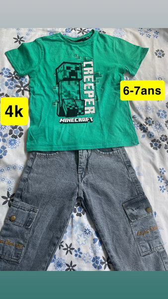T-shirt Minecraft Enfant