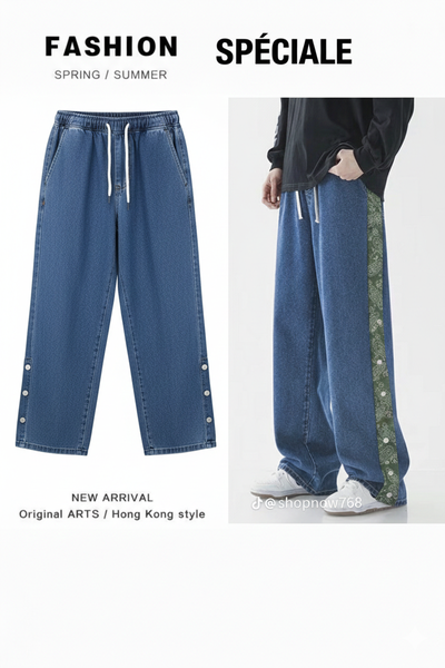 Jean ample avec bande