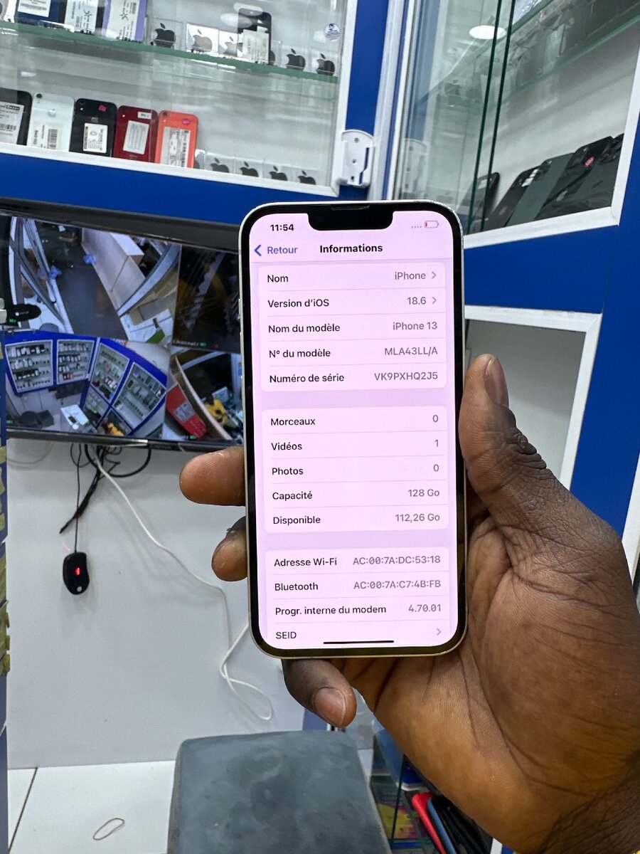 iPhone 13 128 Go Blanc