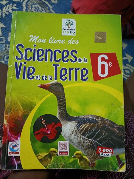 Livre Sciences 6e Iroko