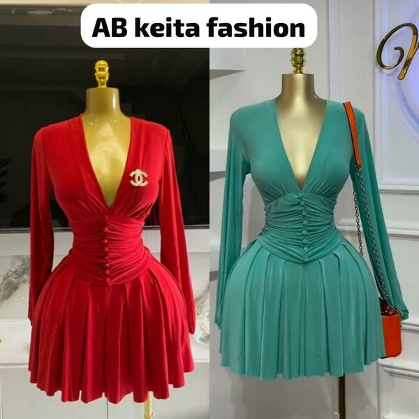 Robe élégante en velours