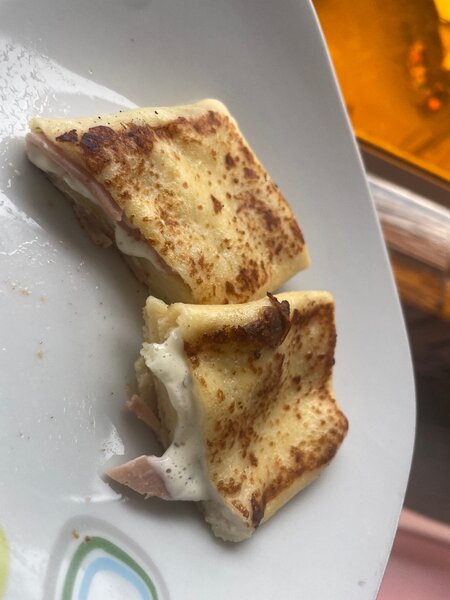 1 Crêpes  jambon creme fraîche