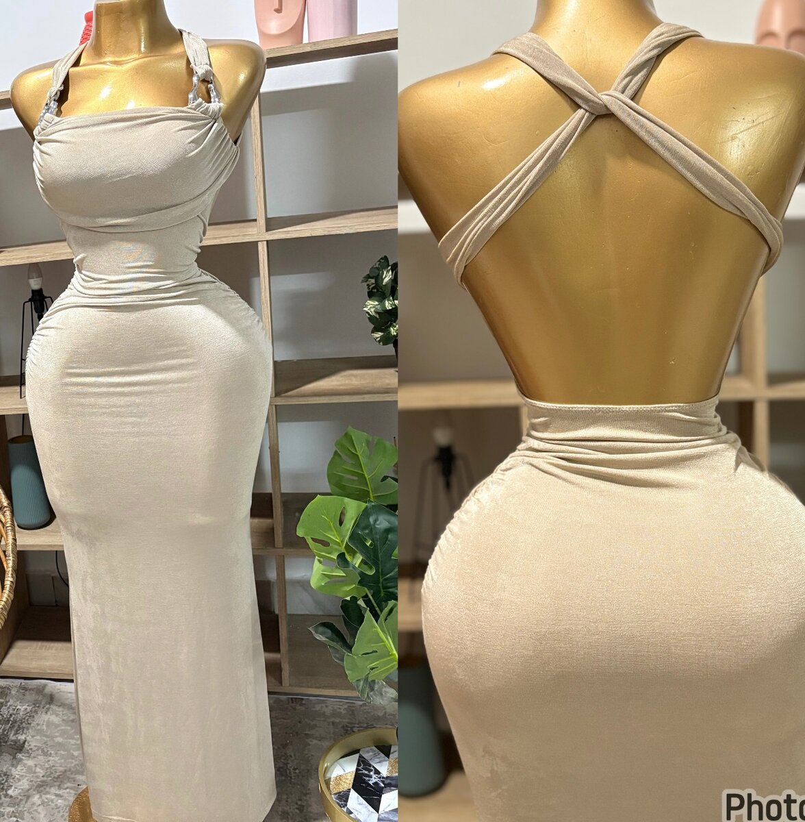 Robe élégante croisée