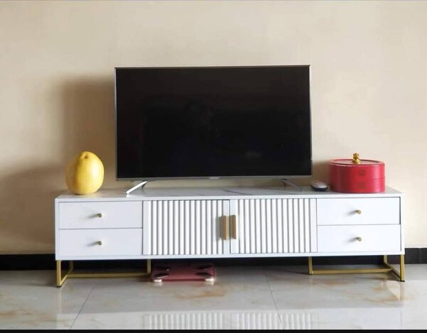 Meuble TV moderne blanc