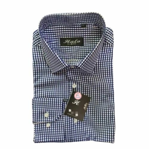 Chemise homme à carreaux slim