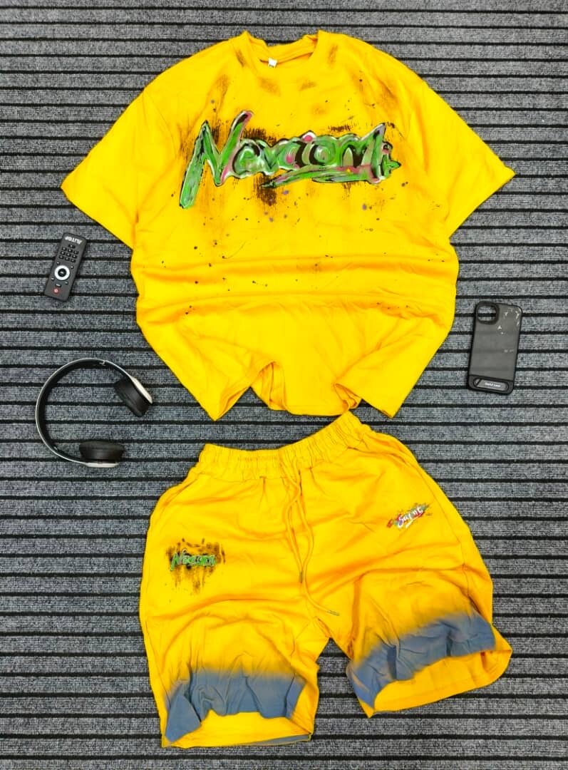 Ensemble T-shirt et Short Coloré