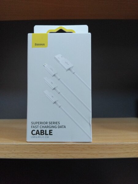 Baseus Superior Series Fast Charging Data Cable USB to M+L+C