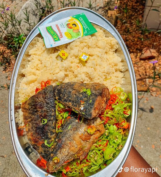 Plat de garba poison ton