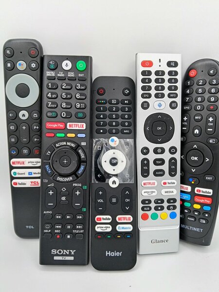 Haier , samsung, tcl, sony , galance ، multinet remote