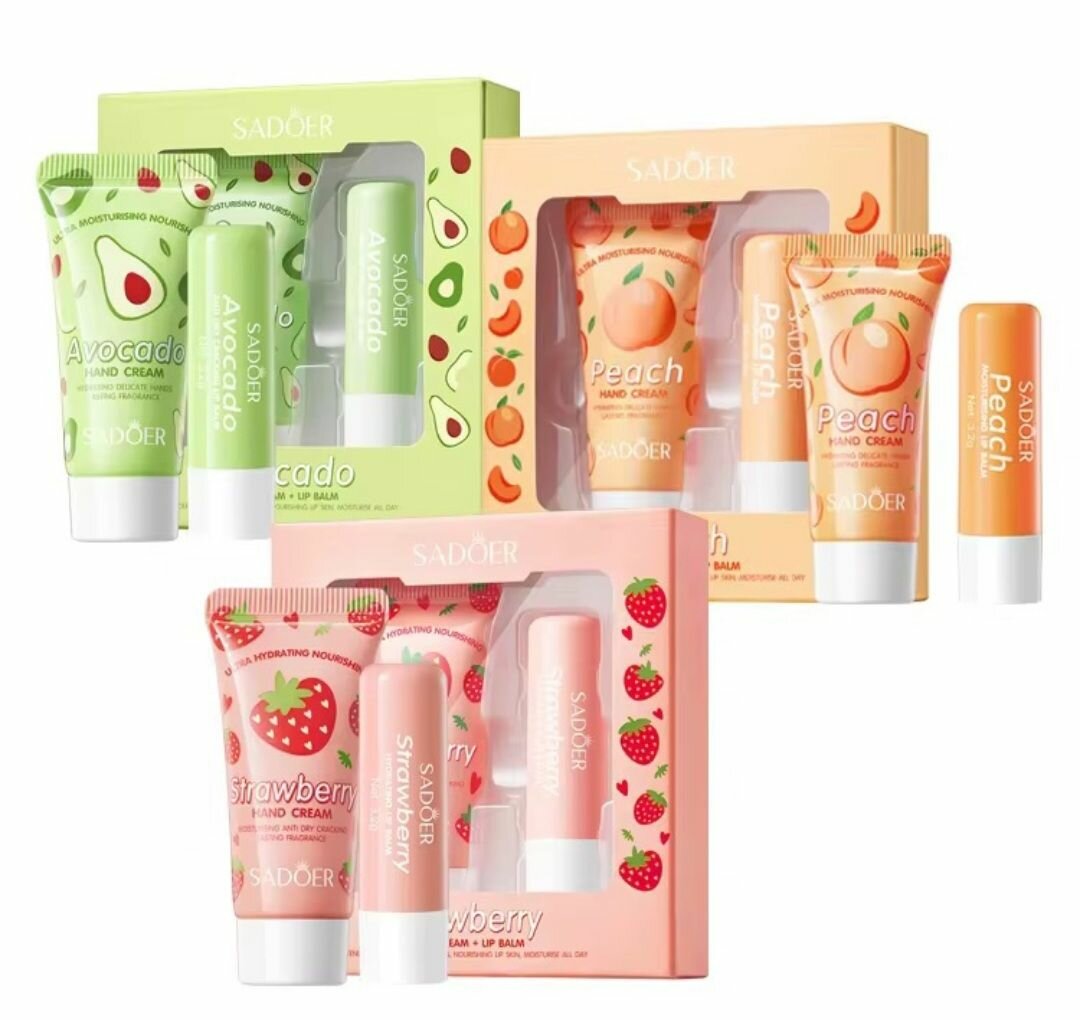 Set de soins pour les lèvres et mains Gege Bear