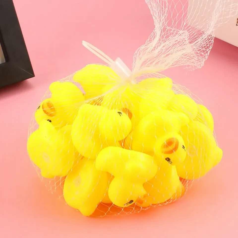 Set de canards de bain jaunes