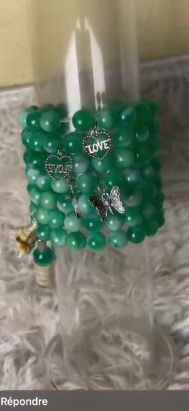 Bracelets charms colorés