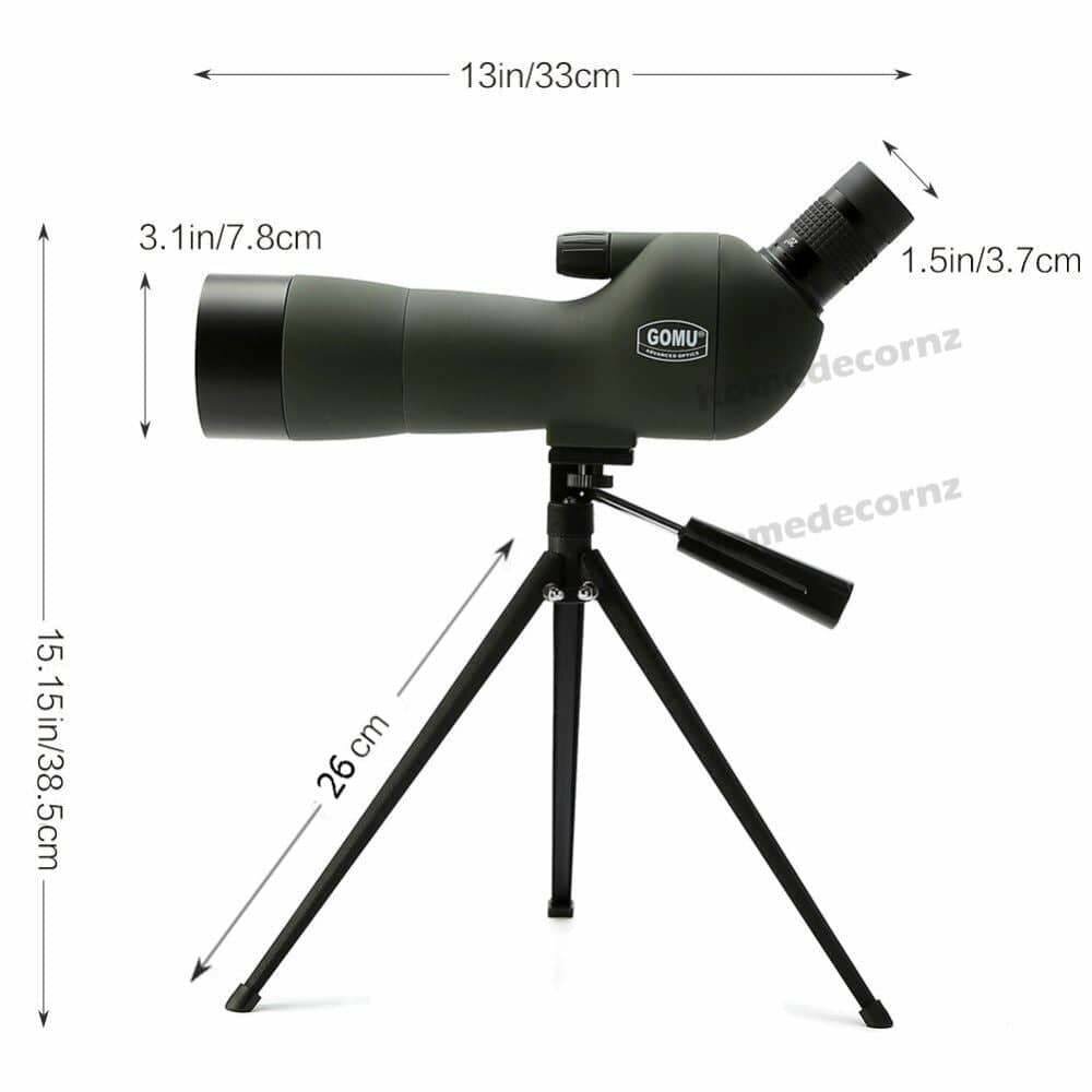 20-60x Zoom monocular BAK4 Prism High Powered Hunting Telesc