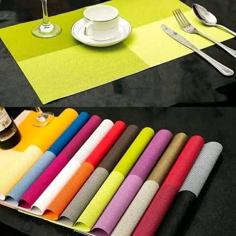 Sets de table Colorés lavables