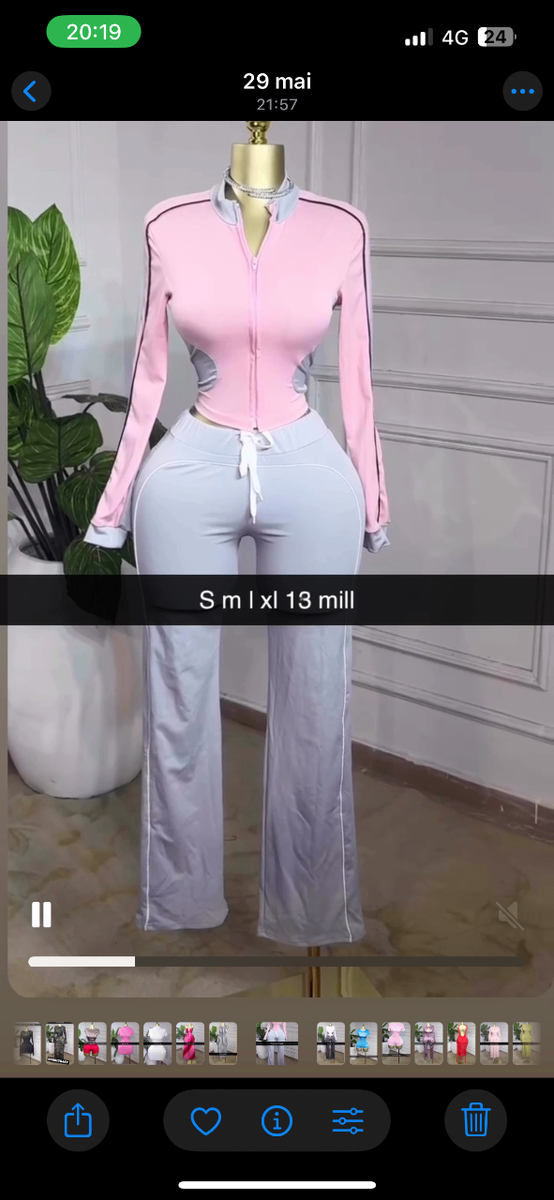 Ensemble de jogging élégant femme