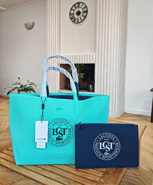 Sac cabas perforé Lacoste