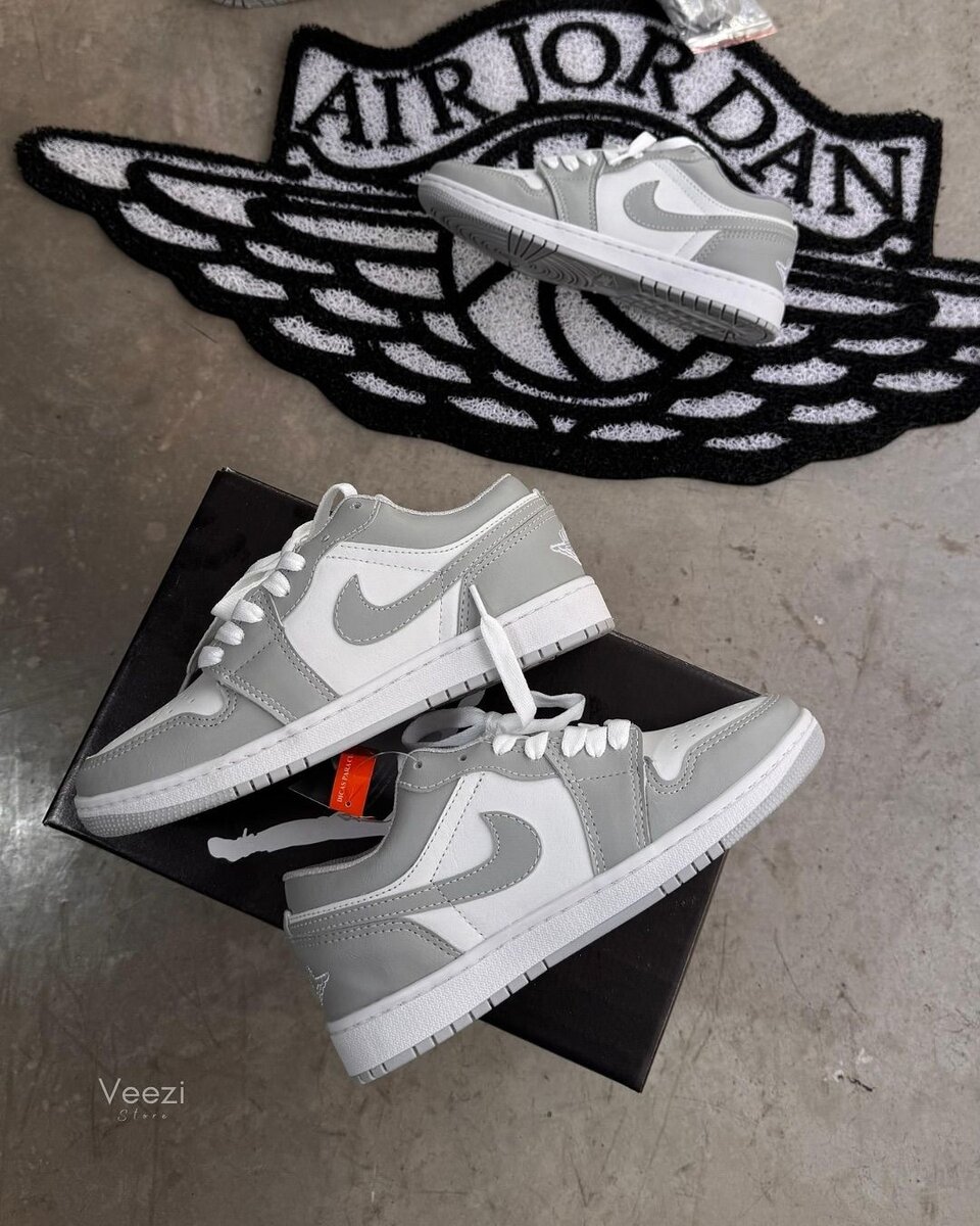 Baskets Nike Air Jordan grises