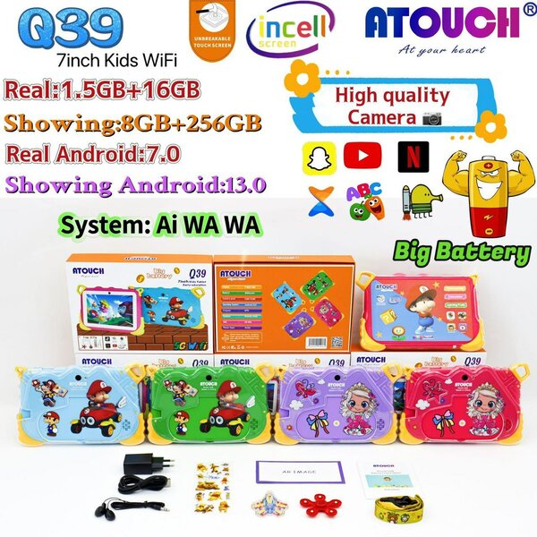 Tablette Enfant Atouch Q39
