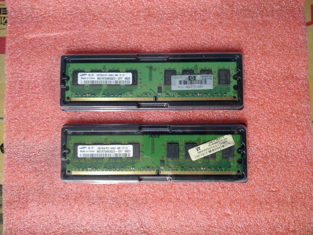 DDR2 Samsung 2GB 6400 800Mnz Чипы sec