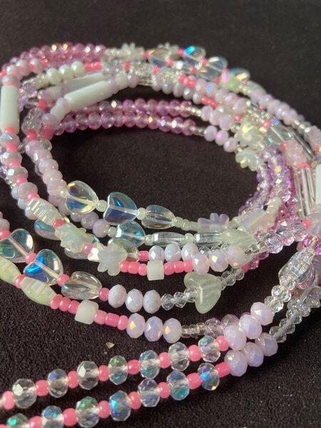 Pink & Lilac beads
