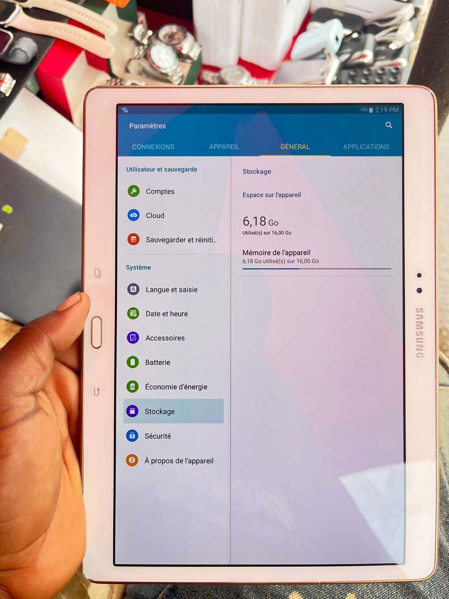 Tablette Samsung Android 10"