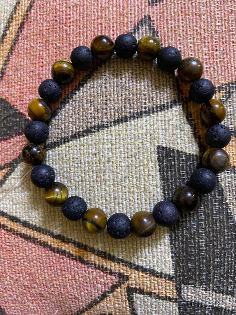 Bracelet perles œil de tigre