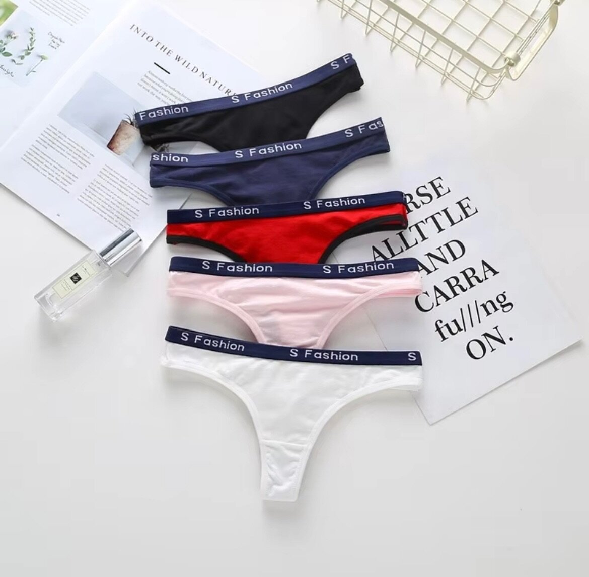 Cotton thongs