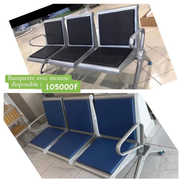 Banc d'attente 3 places