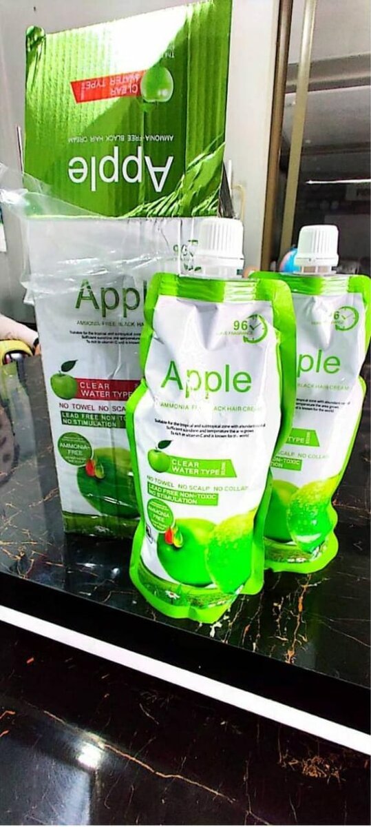 Apple  hair colour shampoo
