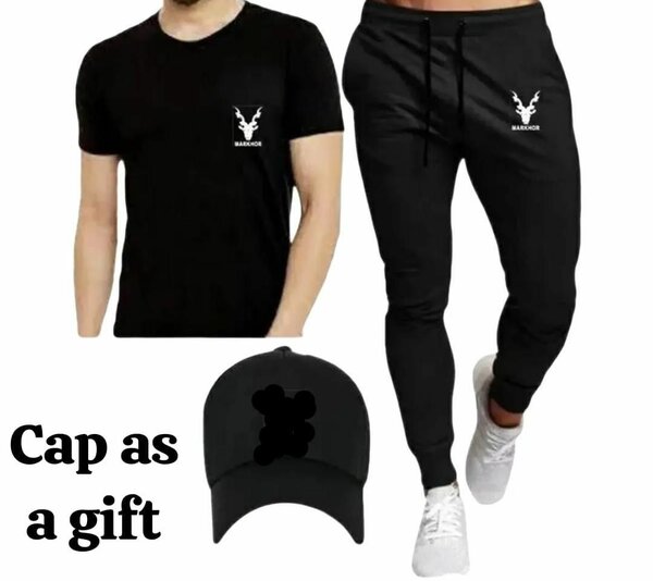 3 pcs Man polyester printed track suit