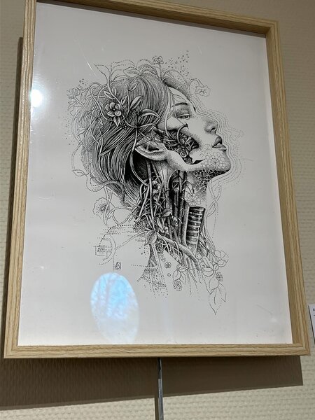 Tableau d'art moderne vibrant