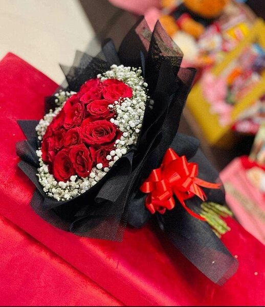 Bouquet romantique de roses